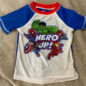 2T Marvel Swim Shirt